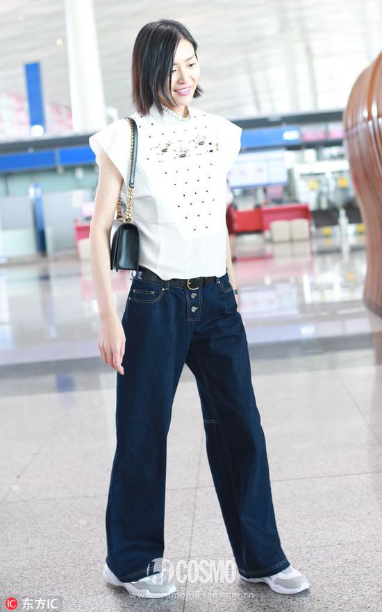 阔腿裤来自Shiatzy Chen