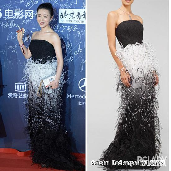 张静初 St.John Red carpet红地毯系列礼服