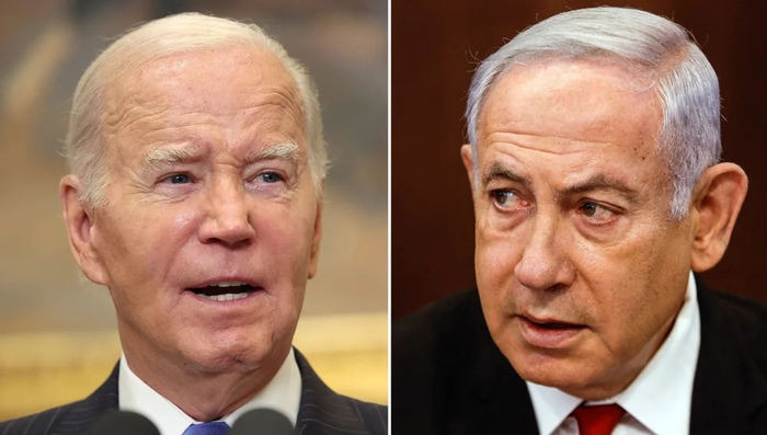 拜登与内塔尼亚胡（资料图）