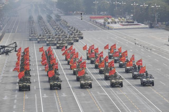 新中国成立70周年大阅兵现场