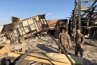 美军驻伊拉克基地遭伊朗袭击后 内部照片首度曝光