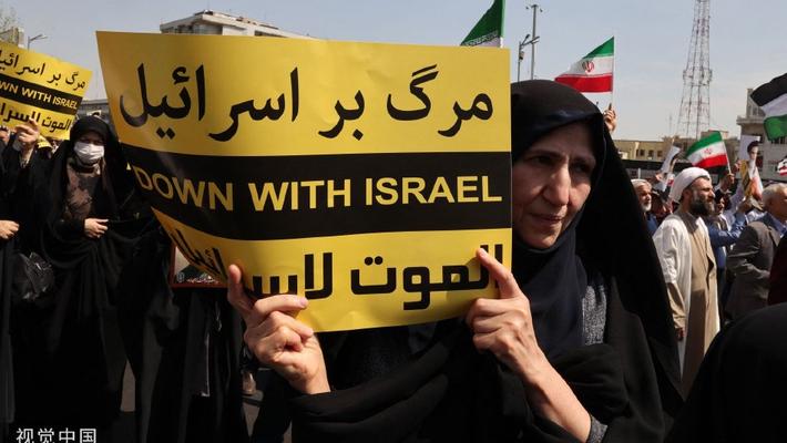 伊朗民众举行反以色列示威活动