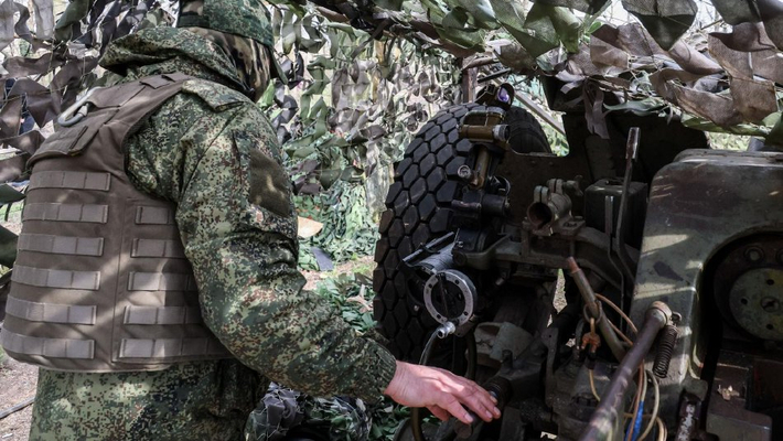 俄军在扎波罗热地区进行特别军事行动