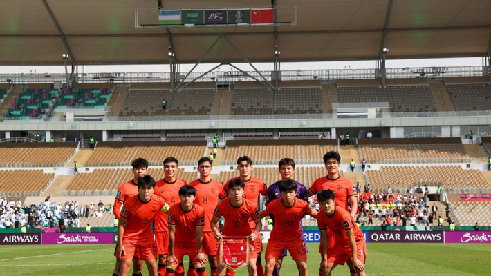 2026U23亚洲杯：中国队战胜乌兹别克斯坦队