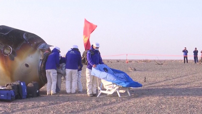 神舟二十号航天员乘组返回任务取得圆满成功