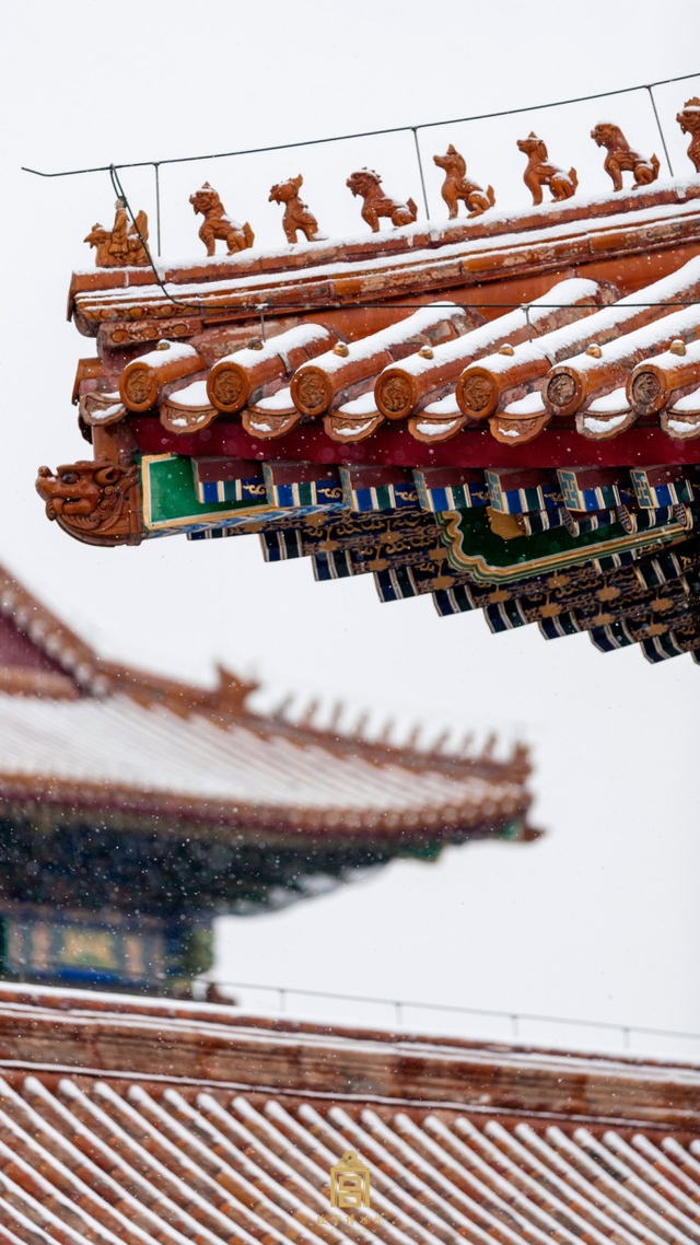 北京飘雪 故宫现绝美雪景