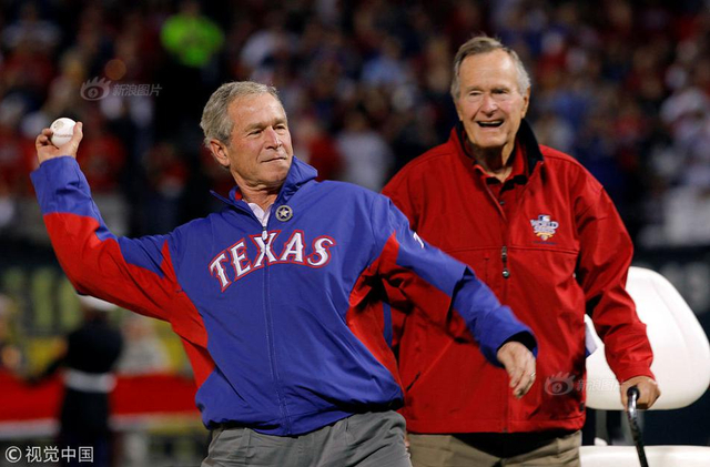 图集回顾：一门两总统 老布什和小布什