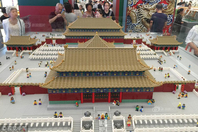 上海现积木故宫 50万积木打造