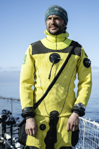  吉斯蓝·巴杜是“极地之下”计划的联合创始人，该计划旨在更好地了解和保护海洋。© Rolex/Franck Gazzola