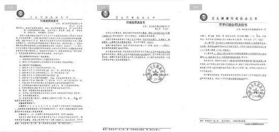 2025年7月，相关行政处罚文书