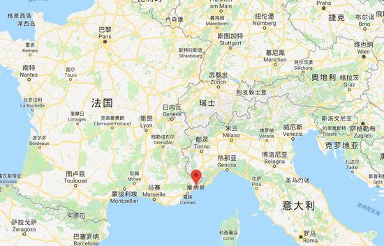△作为世界面积第二小的国家，摩纳哥东西长约3公里，南北最窄处仅200米，成年人只需一小时就可以徒步绕“国”一周。