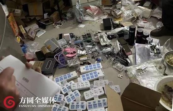 警方查获的犯罪工具。（图片来源：受访者供图）