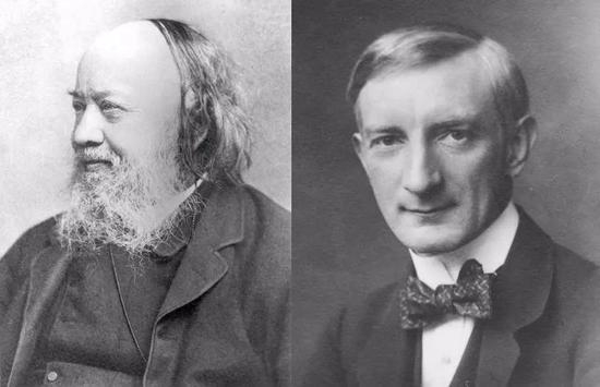  左：Edwin Chadwick爵士，律师&nbsp;&nbsp;右：William Beveridge勋爵，经济学家。