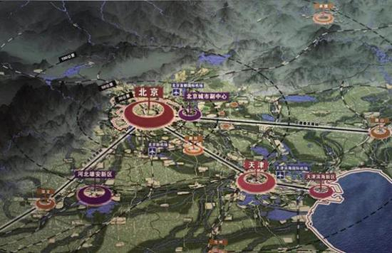 ▲“一核两翼”空间格局示意图