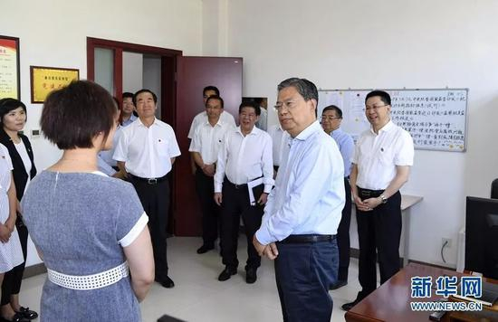  △赵乐际在宁夏