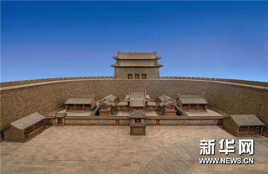  图片说明：俯瞰古城门