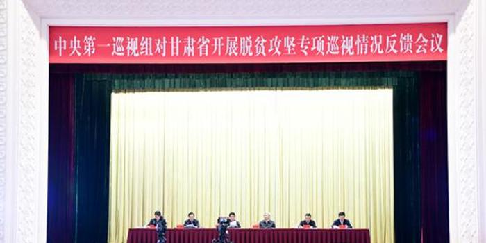 中央巡视组:甘肃一些贫困村党组织建设比较薄