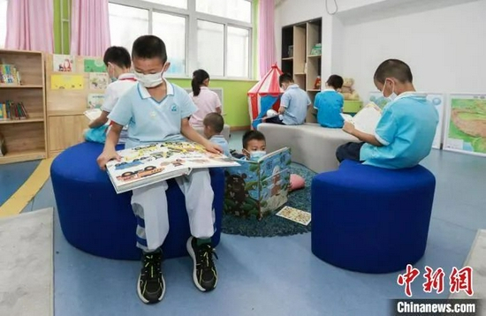 7月19日，北京暑期学生托管服务正式开始。&nbsp;中新社记者 贾天勇 摄