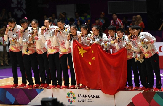 （2018年雅加达奥运会 中国女篮战胜日本女篮重夺金牌）
