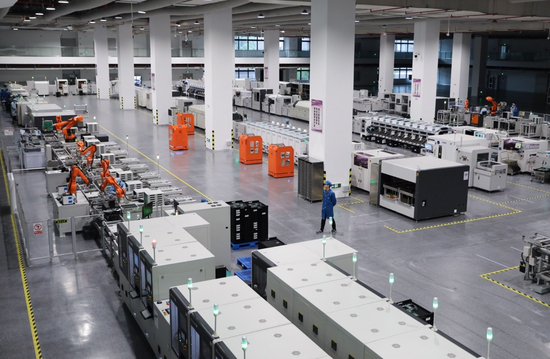  浙江某公司的未来工厂 图源：新华社