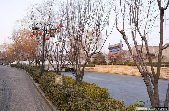 2月21日，北京通惠河玉河遗址周边（图片来源：tuku.qianlong.com）。千龙网记者 耿子叶摄