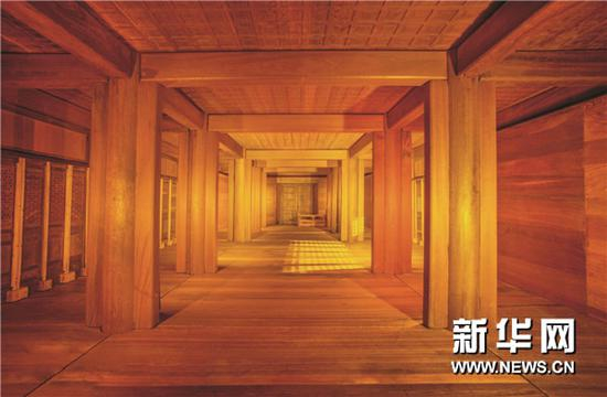 图片说明：“古城门”内部细节