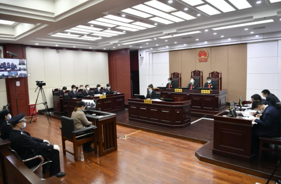  ·劳荣枝案一审庭审现场。