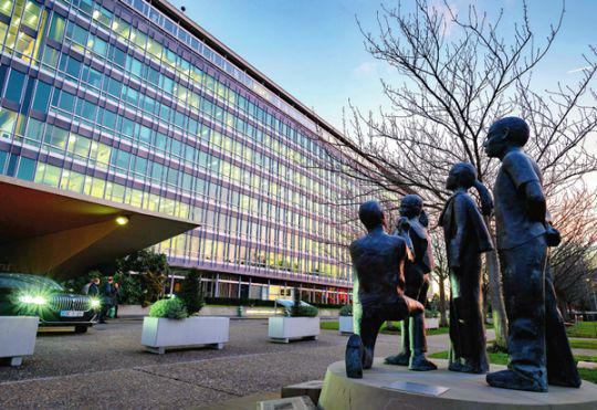  ▲ 瑞士日内瓦世卫组织总部外景（2月12日摄）