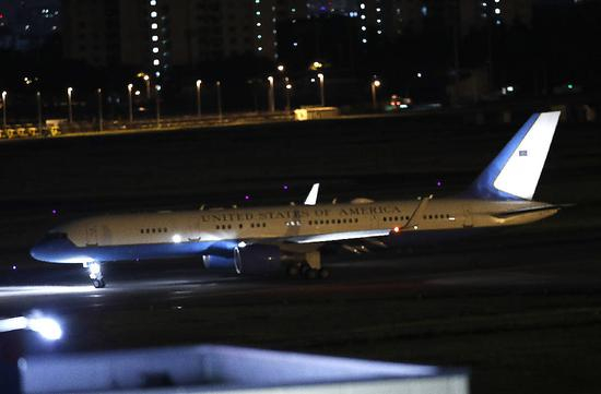 飞机回程抵达日本 图自NHK