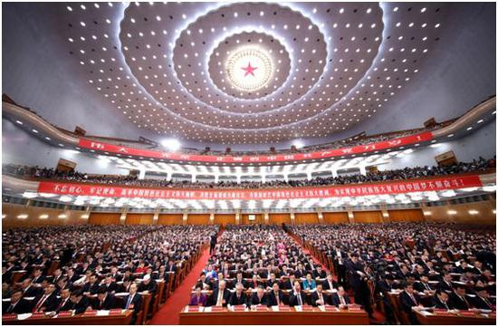 ▲&nbsp;2017年10月18日，中国共产党第十九次全国代表大会在北京人民大会堂隆重开幕。新华社记者 &nbsp;兰红光 摄