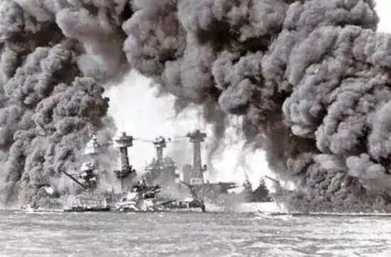 日军偷袭珍珠港&nbsp;图：光明网