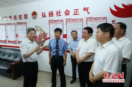  △陈一新在宁夏调研