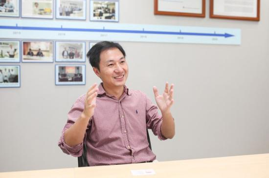 贺建奎资料图 图片来源：视觉中国
