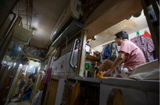 2019年香港笼屋图片来自上游新闻