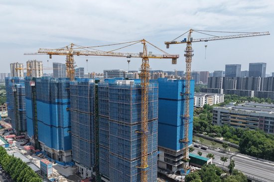  ▲2026年7月15日，杭州，一新小区的在建楼盘 图据视觉中国