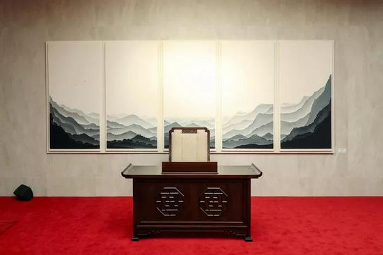“和平之家”一楼，金正恩签名处