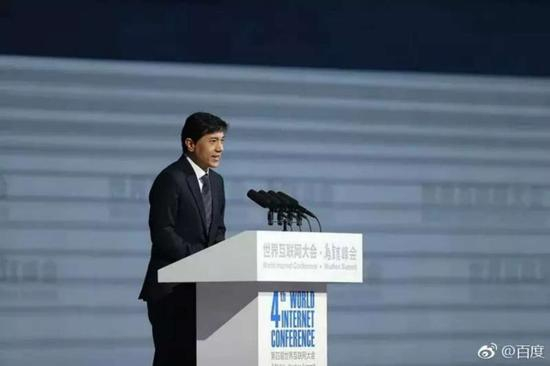 ▲李彦宏（图片来源：百度官方微博）