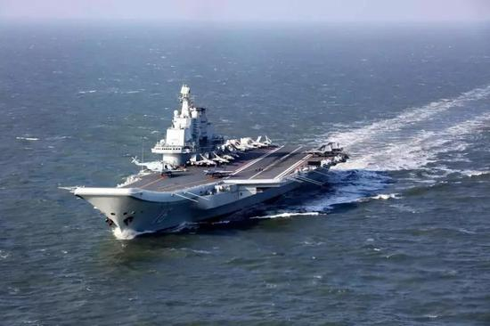 ▲资料图片：2016年12月下旬，中国海军航母编队执行跨海区训练和试验任务。