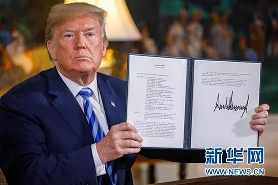 今年5月美国退出伊核协议，重启对伊朗制裁