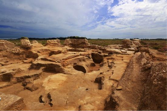  唐安西大都护府遗址&nbsp;&nbsp;新疆新和县通古斯巴什古城