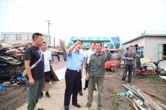 隋显利视察开原龙卷风灾后重建工作