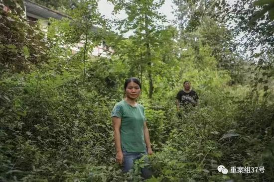 　　▲2019年8月15日，湖南慈利县洞溪村，张阿丽（后）张玲丽（前）两姐妹为父追凶25年。新京报记者 彭子洋 摄