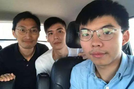  黄之锋流窜至台湾