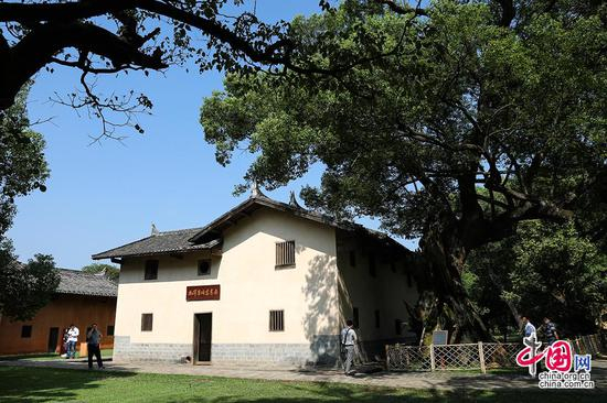 瑞金叶坪旧址群，图为毛泽东同志旧居。中国网记者&nbsp; 董宁摄影