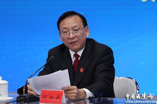  最高人民法院副院长 江必新