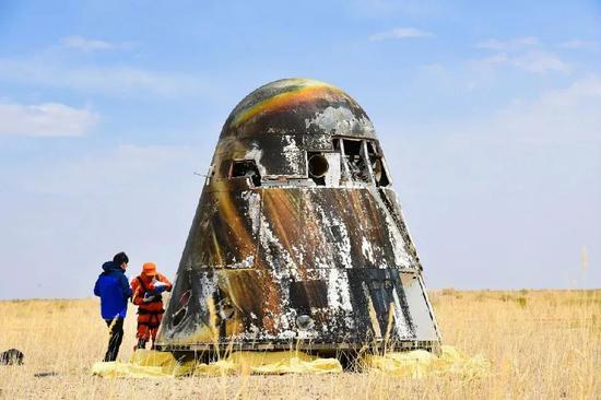 新飞船试验船返回舱