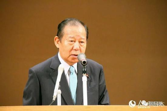  二阶俊博&nbsp; &nbsp;人民网 资料图