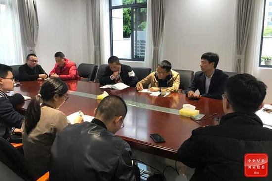  图为厦门市集美区纪委监委召开案件查办动员部署会