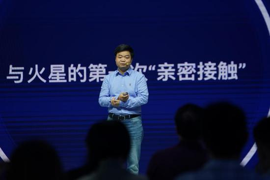 何志平在演讲中。（图片由“造就Talk”提供）