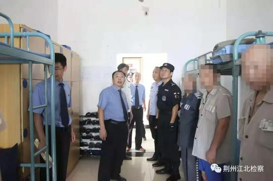 荆州江北检察院巡查荆州监狱情况 &nbsp;“荆州江北地区人民检察院”微信公众号 图